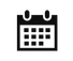 A filled calendar month